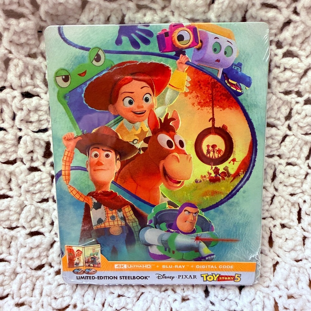 Toy Story 5 Steelbook (4K UHD+Blu-ray+Digital) Brand New & Sealed - SHIPS NOW